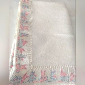 🐰Vintage Baby Blanket